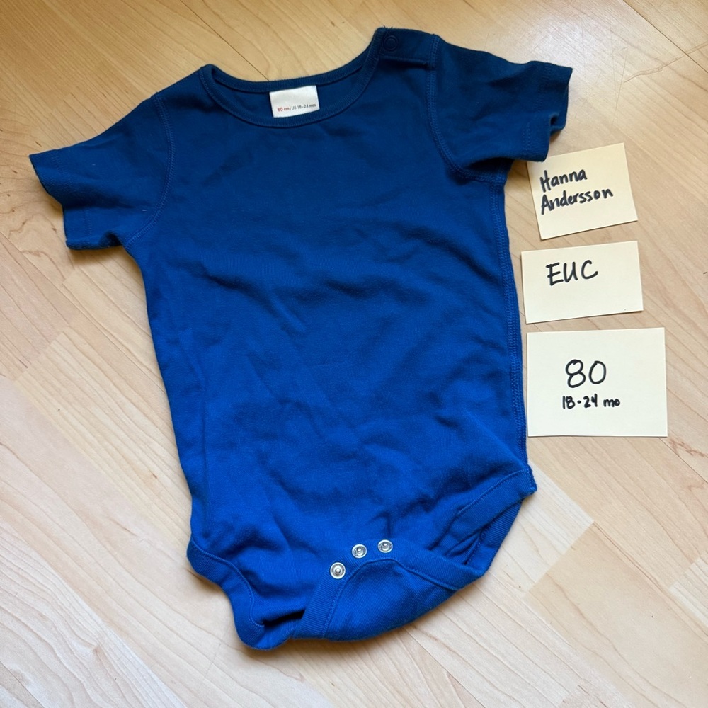 Hanna Andersson Onesie Bodysuit - 80 - EUC